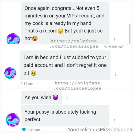 Naken läckt OnlyFans-bild av Misscasiopea