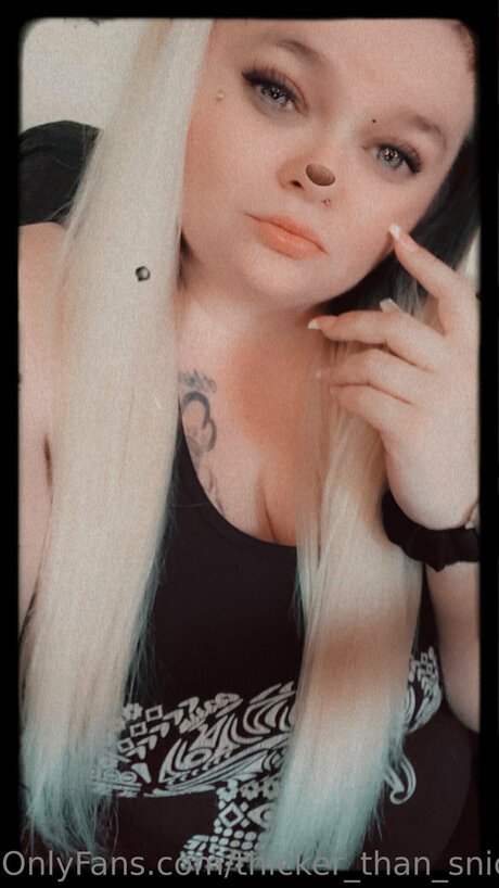 Alaston vuotanut OnlyFans-kuva Thicker Than Snickers