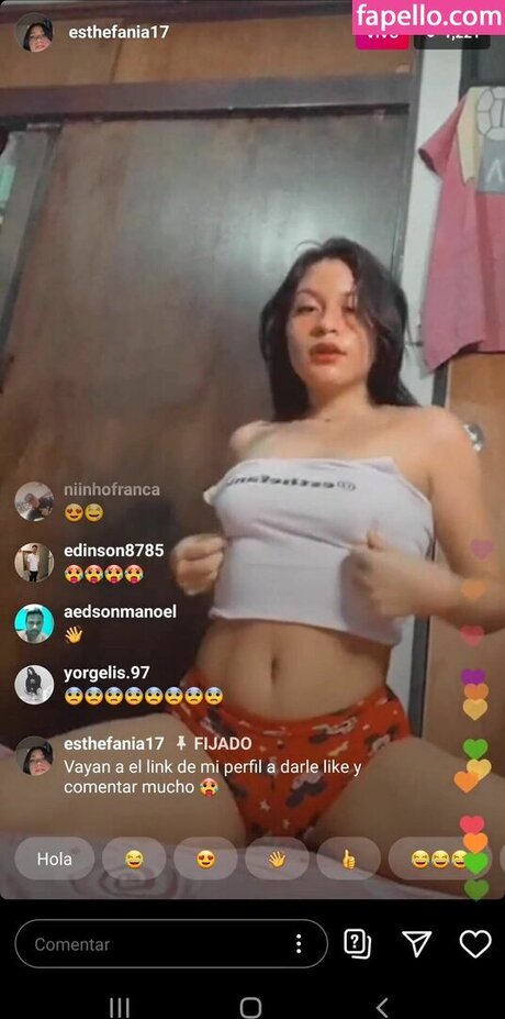 Nacktes geleaktes OnlyFans-Foto von Esthefania17