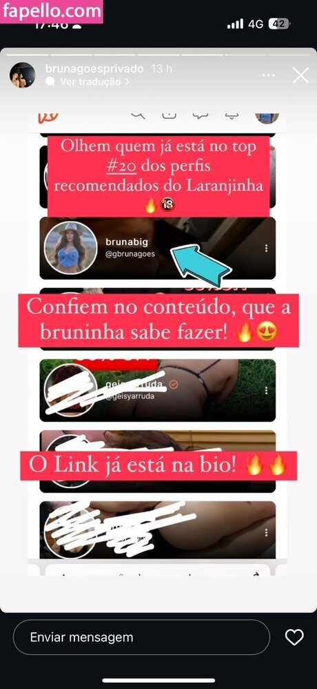 Naken läckt OnlyFans-bild av Bruna Goes