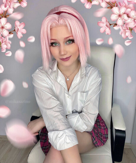 Naken läckt OnlyFans-bild av Mikasarino
