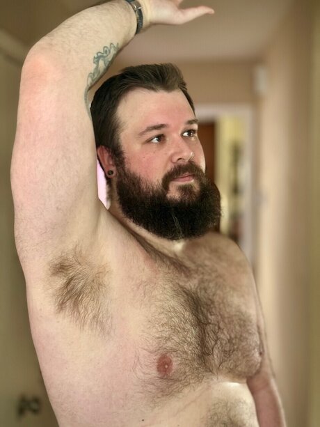 Naken lekkede OnlyFans-bilde av Mr Bear Cub