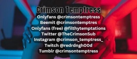 Nacktes geleaktes OnlyFans-Foto von Thecrimsontemptress