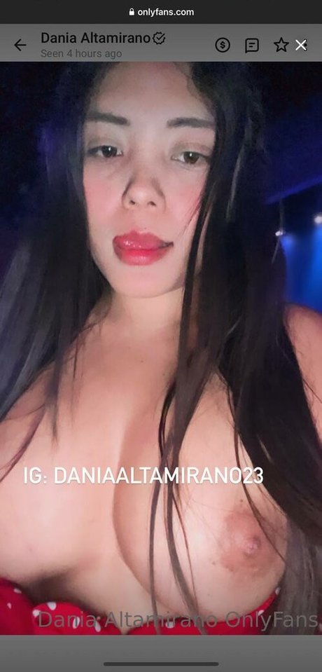 Nahá fotka uniklých OnlyFans od Dania Altamirano