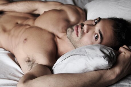 Naakte gelekte OnlyFans-foto van Benjamin 