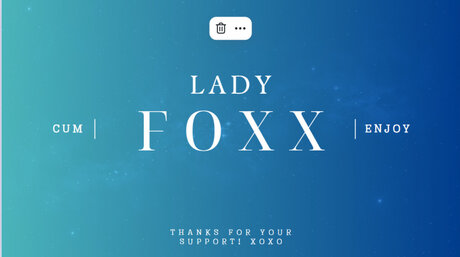 Foto nua vazada do OnlyFans de Lady Foxx
