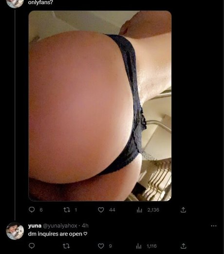 Nahá fotka uniklých OnlyFans od Yunaiyahox