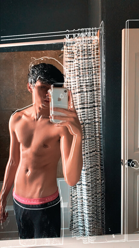 Naakte gelekte OnlyFans-foto van Icy 