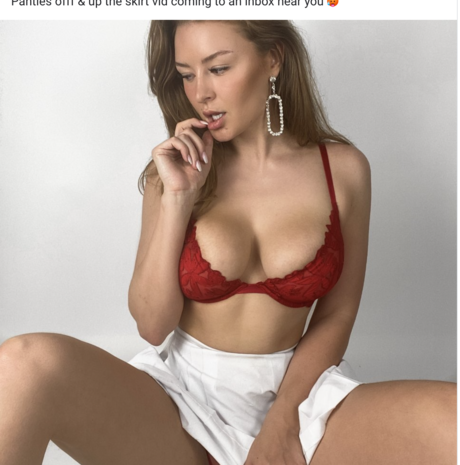 Nahá fotka uniklých OnlyFans od Tayy Lavie