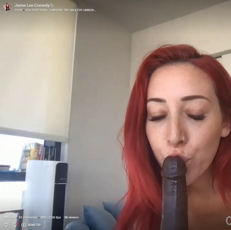 Nahá fotka uniklých OnlyFans od Jaime Lee Simmons