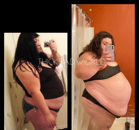 Naakte gelekte OnlyFans-foto van Thicksadworld
