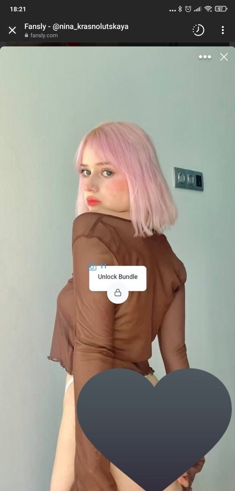 Nina Krasnolutskaya OnlyFansリークヌード写真