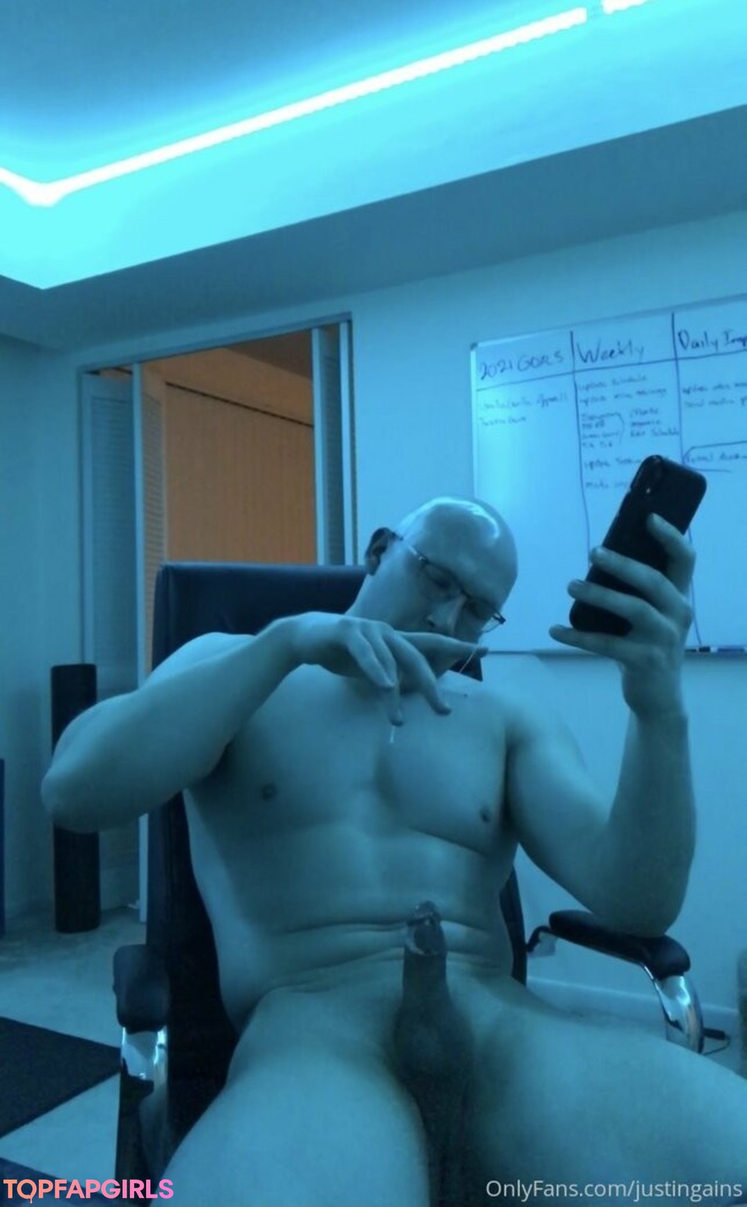 Foto di nudo di fuga di OnlyFans di Justingains #55