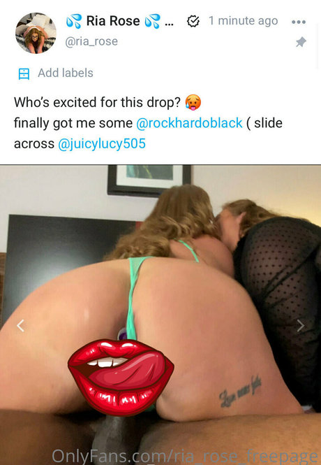 Обнаженная фотография утечки OnlyFans от Riarosefreepage