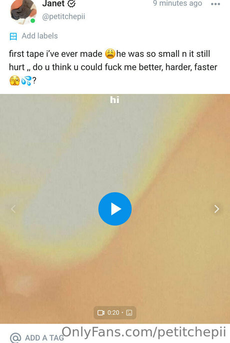 Nahá fotka uniklých OnlyFans od Petitchepii