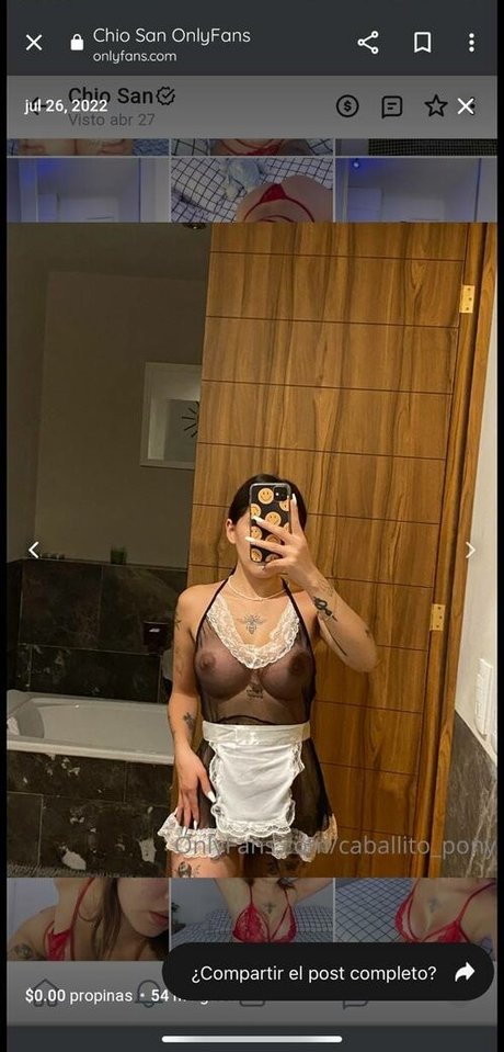 Foto nua vazada do OnlyFans de Caballitopony