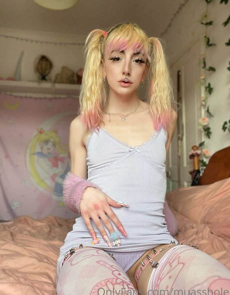 Naakte gelekte OnlyFans-foto van Muasshole