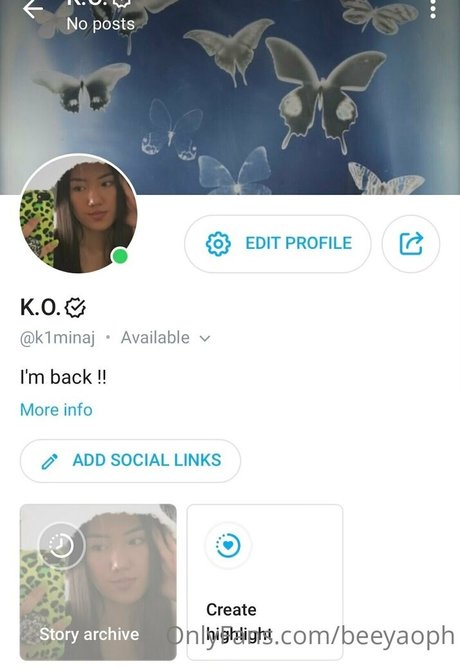Naken läckt OnlyFans-bild av Beeyaoph