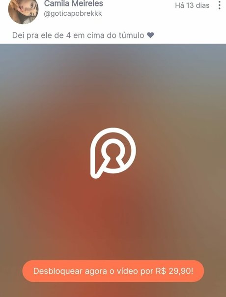 Naken läckt OnlyFans-bild av Goticapobrekkk
