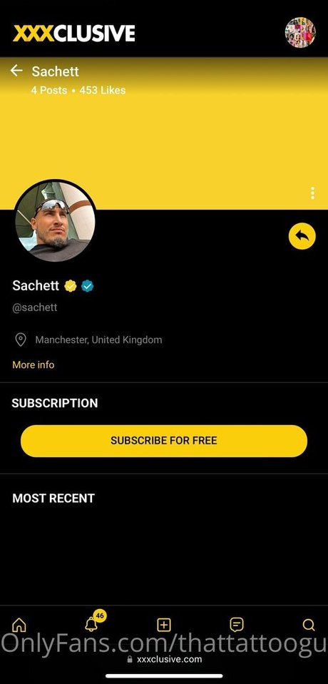 Naken läckt OnlyFans-bild av Thattattooguyfreepage