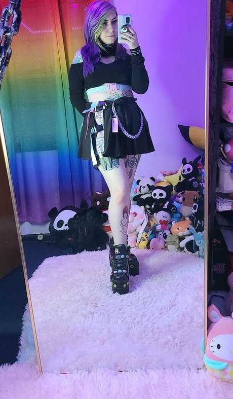 Foto nua vazada do OnlyFans de Rainbow