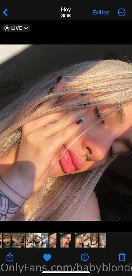 Nahá fotka uniklých OnlyFans od Babyblondevip