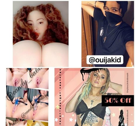 Naakte gelekte OnlyFans-foto van Candybabe24
