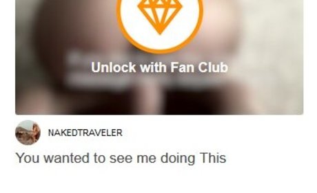 Foto nua vazada do OnlyFans de Naked Traveler