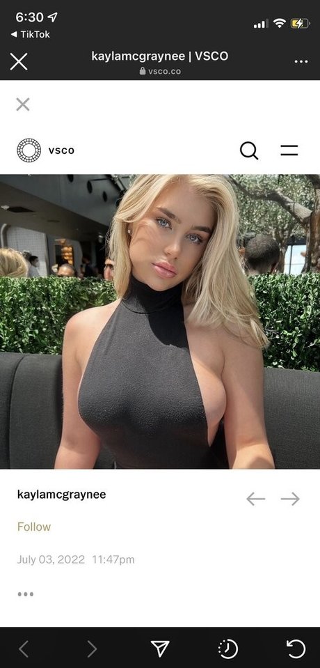 Naken läckt OnlyFans-bild av Kaylamcgraynee