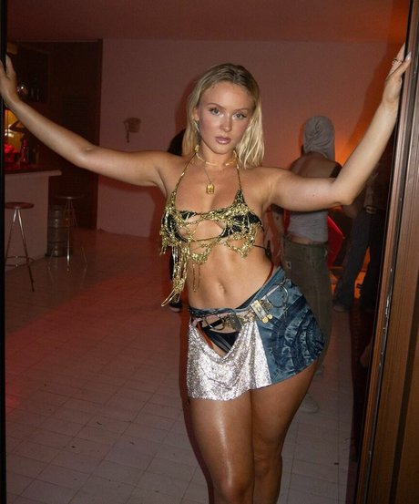 Naakte gelekte OnlyFans-foto van Zara Larsson