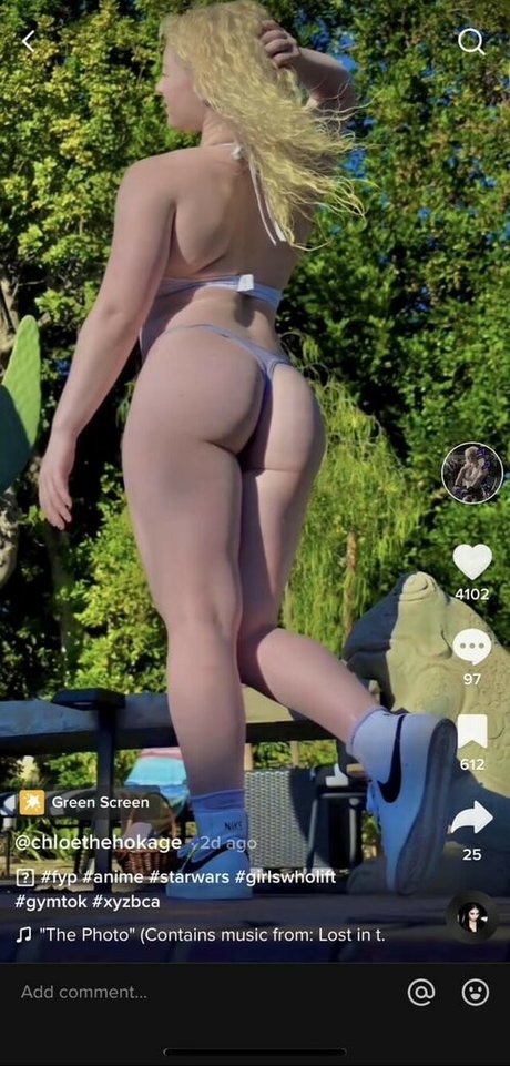 Nøgent lækket OnlyFans-billede af Chloethehokage