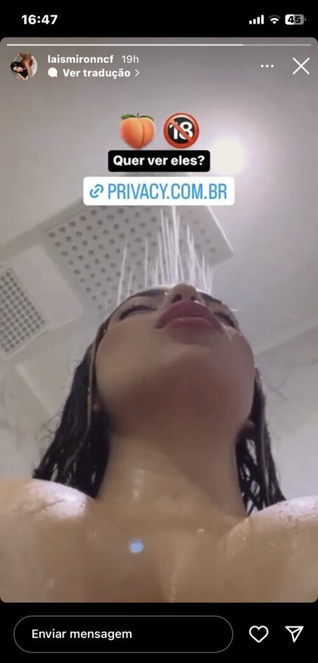 Foto nua vazada do OnlyFans de Lais Miron