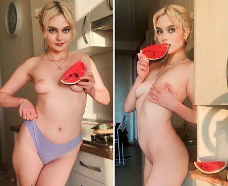 Naakte gelekte OnlyFans-foto van Evilscarlett