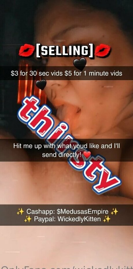 Nahá fotka uniklých OnlyFans od Wickedlykitten