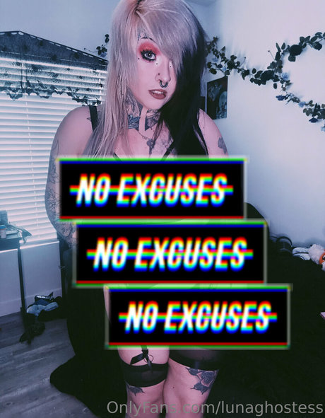 Naken lekkede OnlyFans-bilde av Luna Ghostess