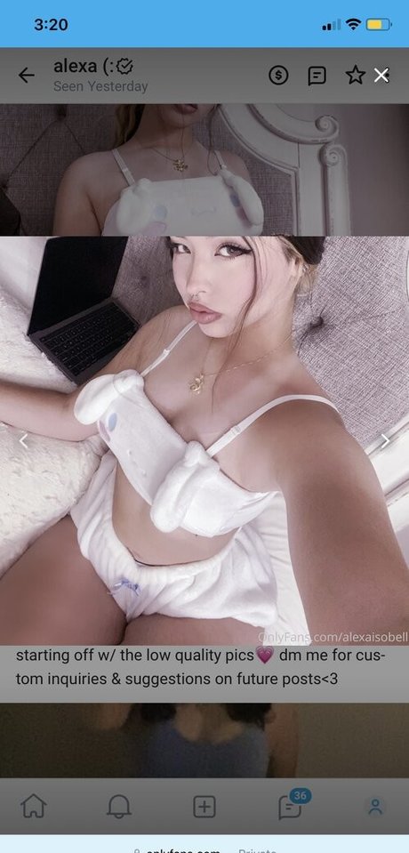 Alexaisobell OnlyFans泄露裸照