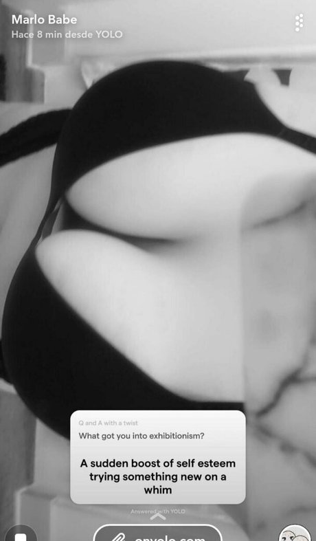 Naken läckt OnlyFans-bild av Marlosans