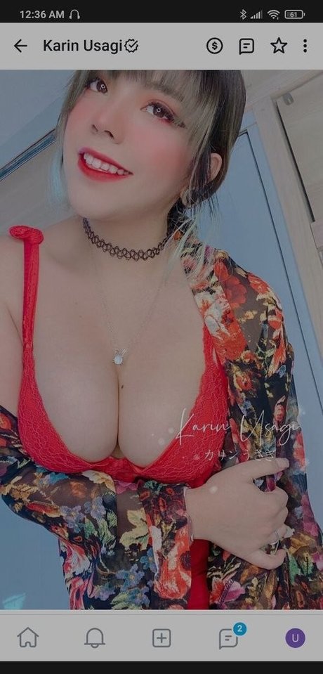 Naken lekkede OnlyFans-bilde av Karin Usagi
