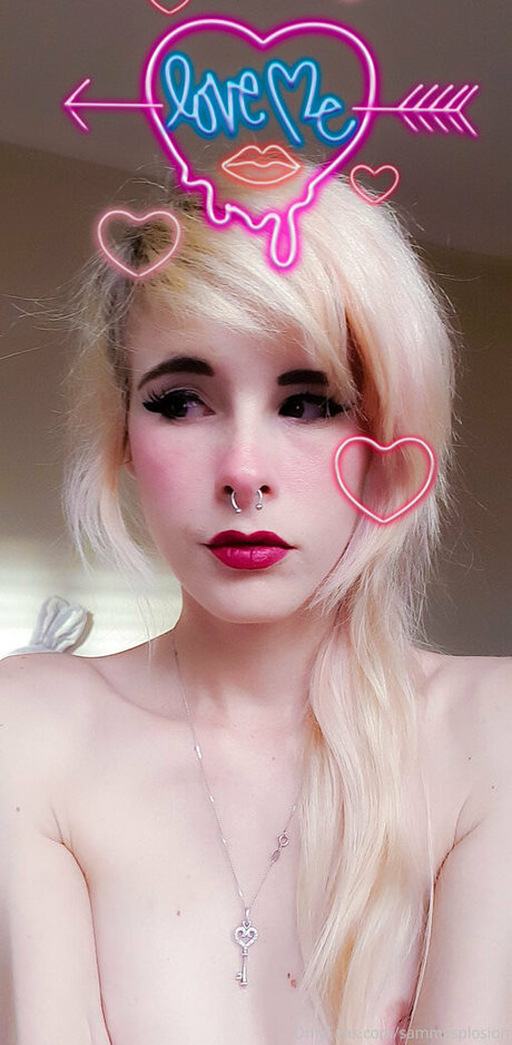 Nahá fotka uniklých OnlyFans od Sammy Splosion