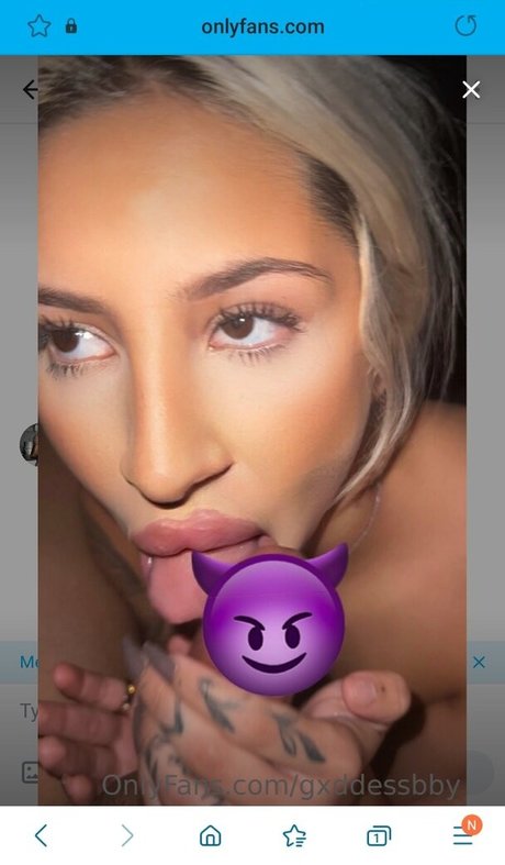 Nahá fotka uniklých OnlyFans od Gxddessbby