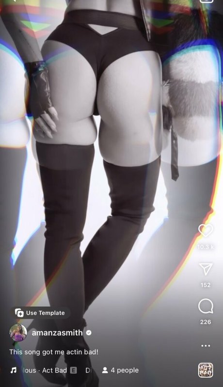 Foto nua vazada do OnlyFans de Amanza Smith