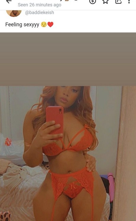 Baddiekeish OnlyFans 유출 누드 사진