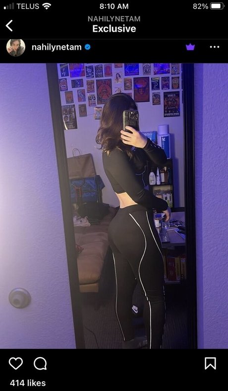 Naken läckt OnlyFans-bild av Nahilynetam